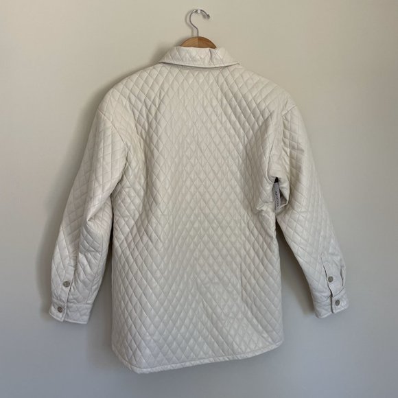 Aritzia | Sunday Best Flynn Shirt Jacket in Bone - Picture 5 of 5